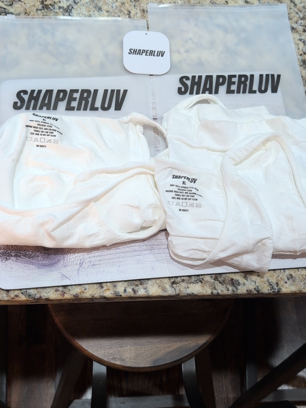 Shaperluv Men's Compression Tank Top Size X-Large, Quantity 2